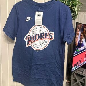Nike Navy San Diego Padres Baseball Tee